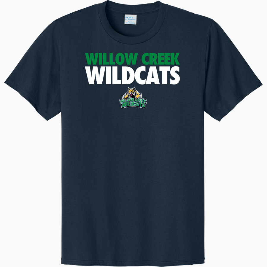 Willow Creek Wildcats Port & Company CVC Tee