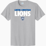 LUSTRE CHRISTIAN HIGH SCHOOL LIONS <span class="pdp-name-mascot">LUSTRE CHRISTIAN LIONS</span> Port & Company CVC Tee Front Thumbnail