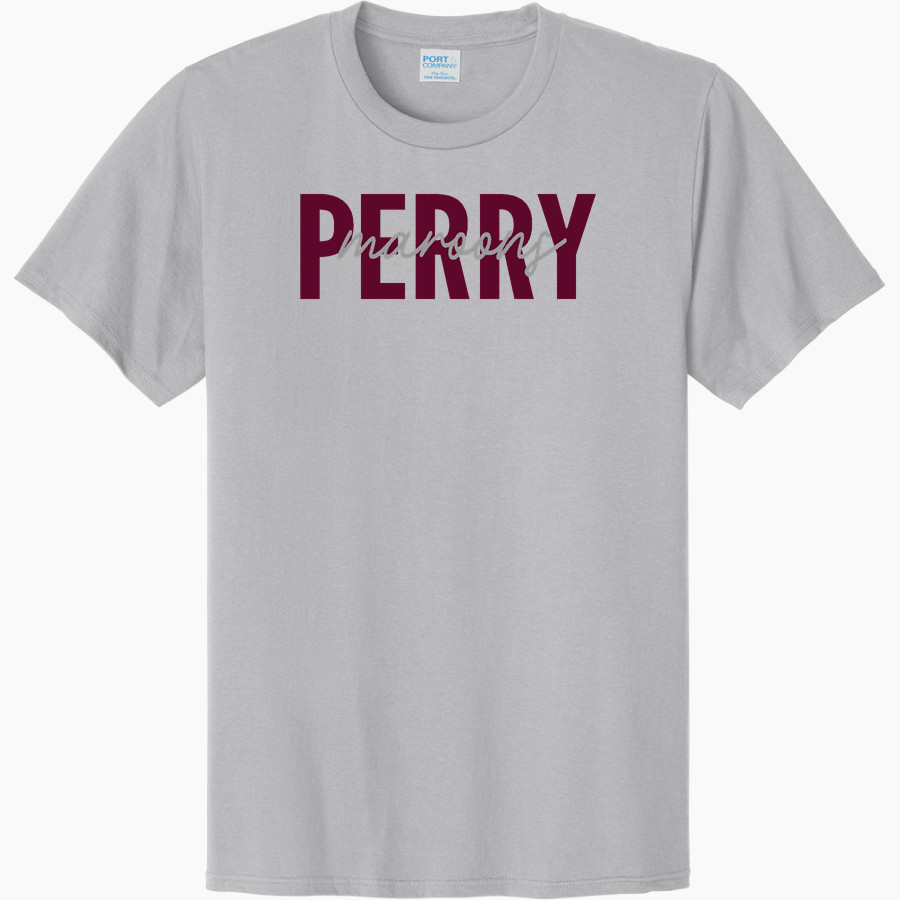 PERRY HIGH SCHOOL MAROONS Port & Company CVC Tee