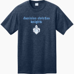 DOMINION CHRISTIAN HIGH SCHOOL KNIGHTS <span class="pdp-name-mascot">DOMINION CHRISTIAN KNIGHTS</span> Port & Company CVC Tee Front Thumbnail