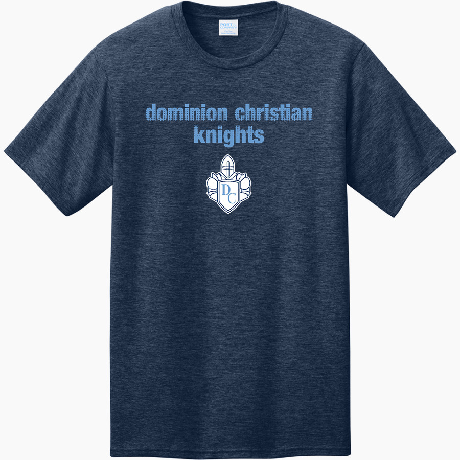 DOMINION CHRISTIAN HIGH SCHOOL KNIGHTS <span class="pdp-name-mascot">DOMINION CHRISTIAN KNIGHTS</span> Port & Company CVC Tee