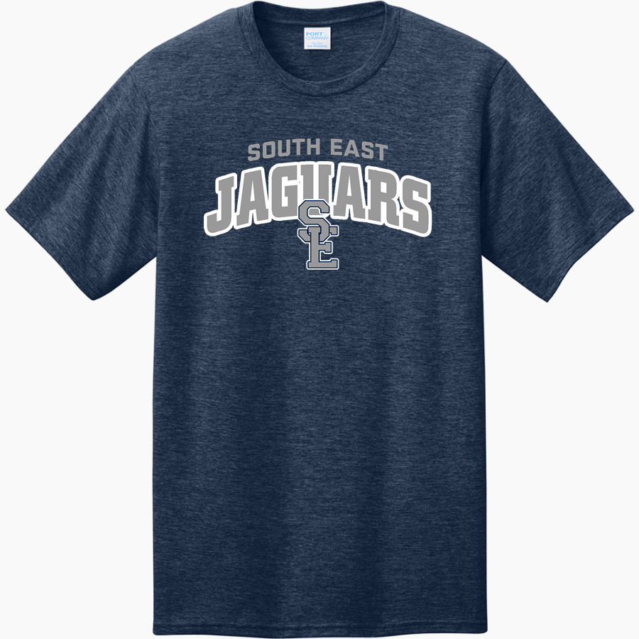 SOUTH EAST HIGH SCHOOL JAGUARS <span class="pdp-name-mascot">SOUTH EAST JAGUARS</span> Port & Company CVC Tee