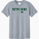 NOTRE DAME HIGH SCHOOL GREEN KNIGHTS <span class="pdp-name-mascot">NOTRE DAME GREEN KNIGHTS</span> Port & Company Youth CVC Tee Front Thumbnail