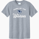 WEST GEAUGA HIGH SCHOOL WOLVERINES ONLINE STORE <span class="pdp-name-mascot">WEST GEAUGA WOLVERINES</span> Port & Company Youth CVC Tee Front Thumbnail