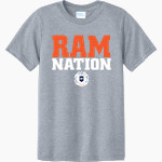 Helena Christian Rams <span class="pdp-name-mascot">Helena Christian School Rams</span> Port & Company Youth CVC Tee Front Thumbnail