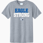 HEARTLAND CHRISTIAN ACADEMY EAGLES <span class="pdp-name-mascot">HEARTLAND EAGLES</span> Port & Company Youth CVC Tee Front Thumbnail