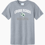 CROSS ROADS HIGH SCHOOL BOBCATS <span class="pdp-name-mascot">CROSS ROADS BOBCATS</span> Port & Company Youth CVC Tee Front Thumbnail