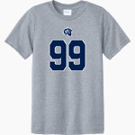 ALLEN ACADEMY RAMS Port & Company Youth CVC Tee Front Thumbnail
