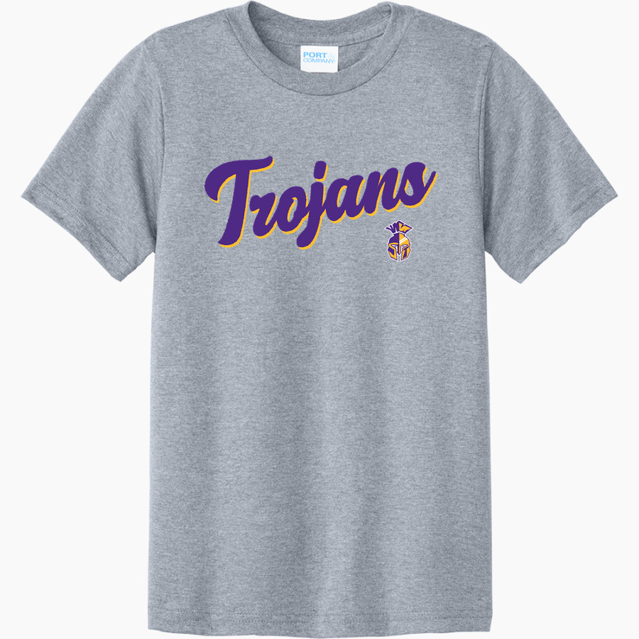 SEBEKA HIGH SCHOOL Trojans Online Store <span class="pdp-name-mascot">SEBEKA TROJANS</span> Port & Company Youth CVC Tee