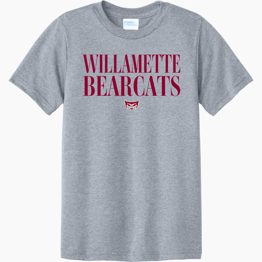 Willamette Bearcats <span class="pdp-name-mascot">Willamette Bearcats</span> Port & Company Youth CVC Tee