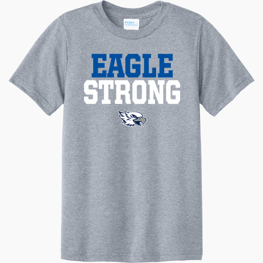 HEARTLAND CHRISTIAN ACADEMY EAGLES <span class="pdp-name-mascot">HEARTLAND EAGLES</span> Port & Company Youth CVC Tee