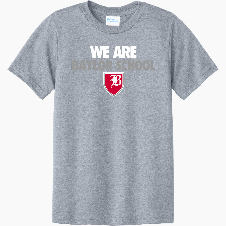 Baylor School Red Raiders <span class="pdp-name-mascot">Baylor School Red Raiders</span> Port & Company Youth CVC Tee