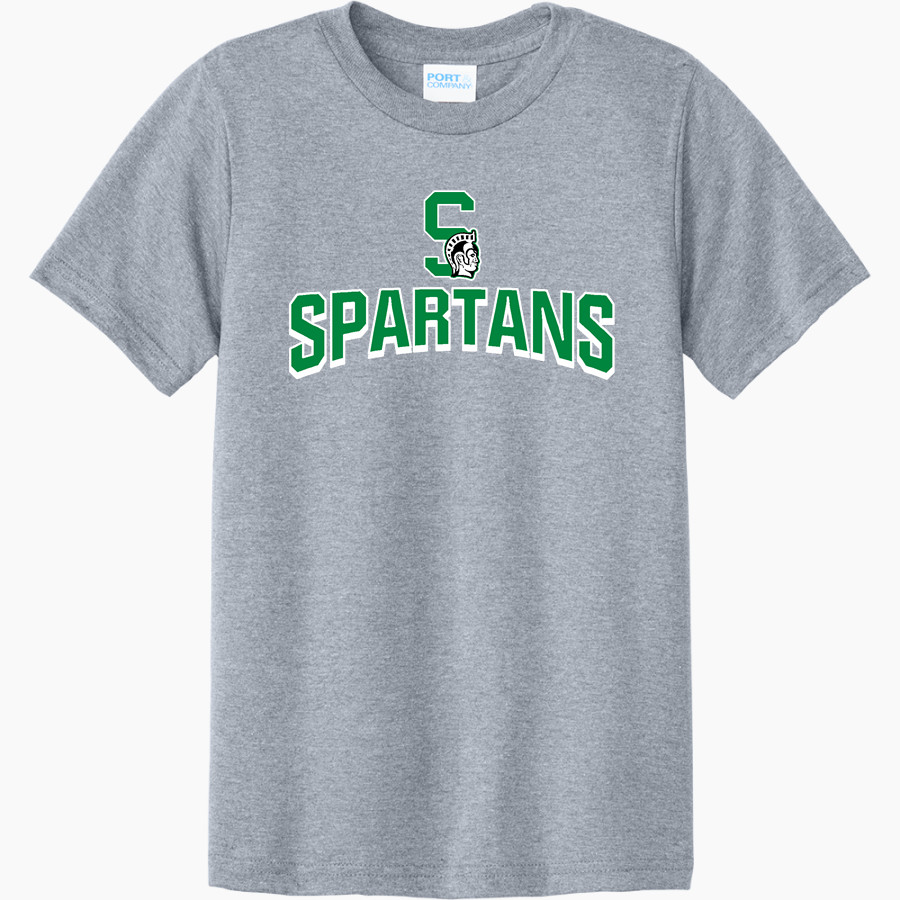WEST MONONA HIGH SCHOOL SPARTANS Port & Company Youth CVC Tee