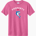 French-American School of New York - Online Store <span class="pdp-name-mascot">French-American School Sharks</span> Port & Company Youth CVC Tee Front Thumbnail