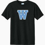 Westover Wildcats <span class="pdp-name-mascot">Westover School Wildcats</span> Port & Company Youth CVC Tee Front Thumbnail