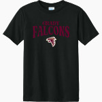 WM E GRADY VOC TECH SCHOOL FALCONS <span class="pdp-name-mascot">GRADY HIGH SCHOOL FALCONS</span> Port & Company Youth CVC Tee Front Thumbnail