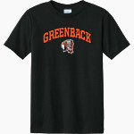 GREENBACK HIGH SCHOOL CHEROKEES <span class="pdp-name-mascot">GREENBACK CHEROKEES</span> Port & Company Youth CVC Tee Front Thumbnail