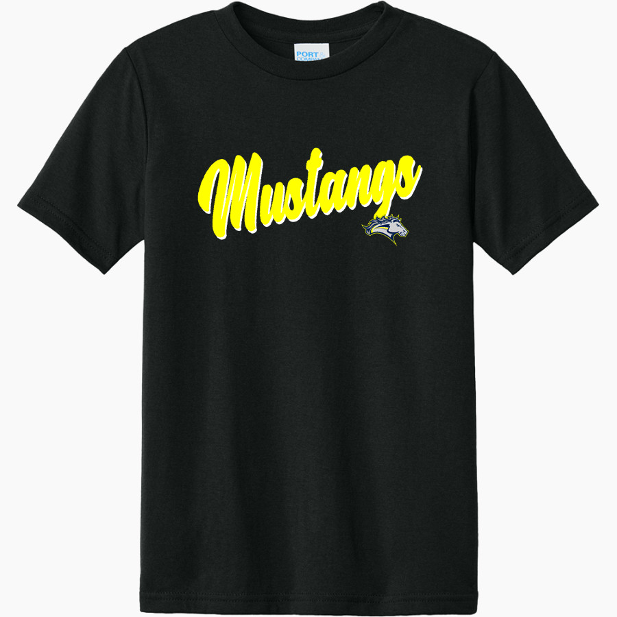 Mahone Mustangs Port & Company Youth CVC Tee