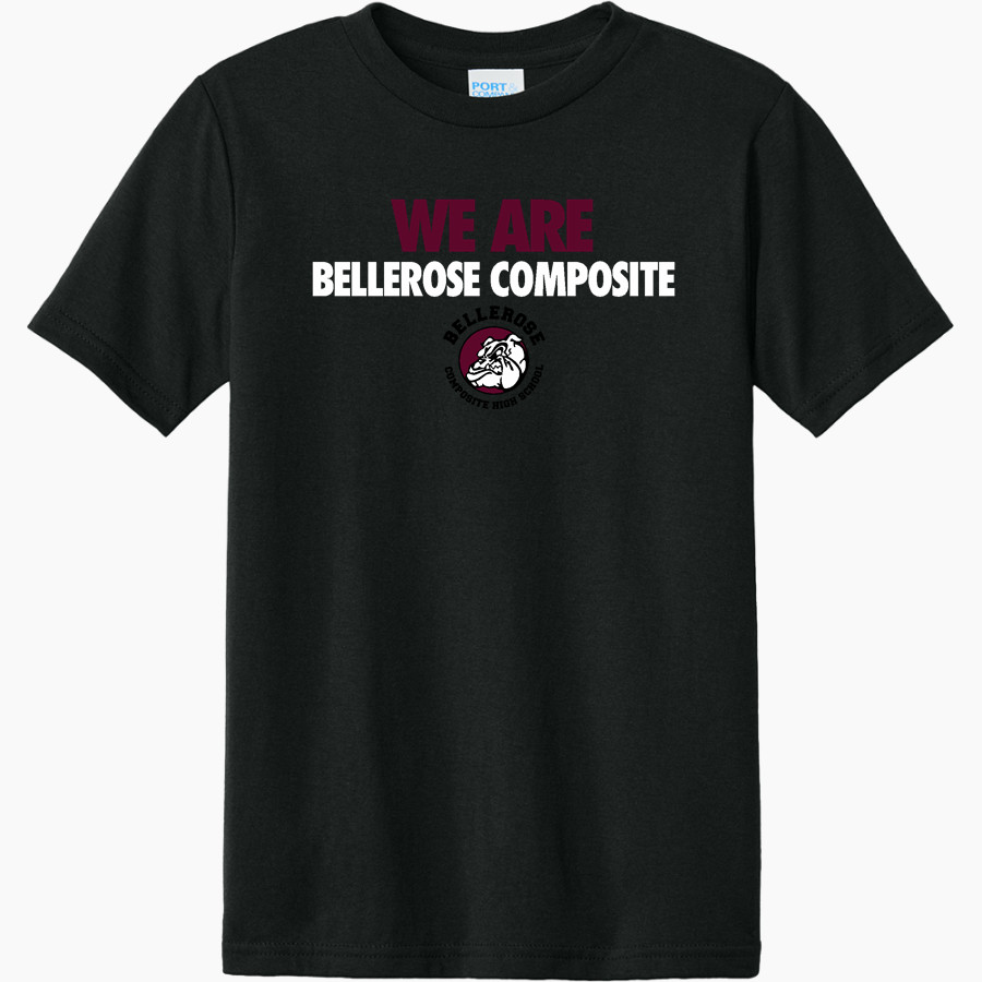 Bellerose Composite Bulldogs Port & Company Youth CVC Tee