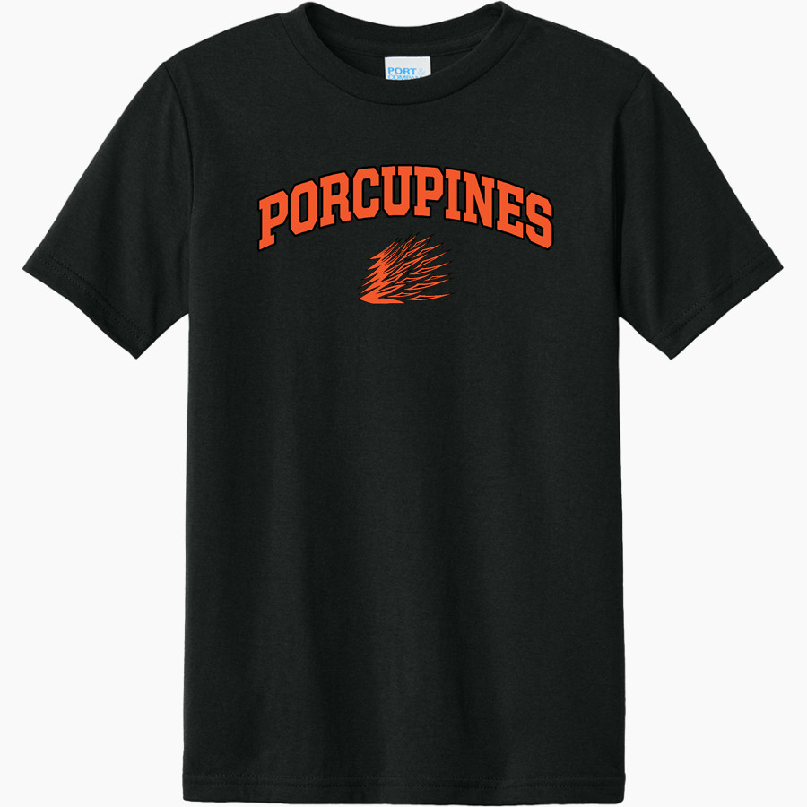 SPRINGTOWN HIGH SCHOOL PORCUPINES Port & Company Youth CVC Tee