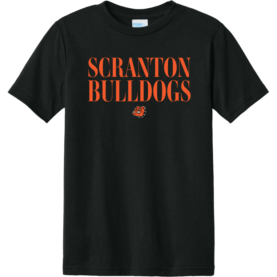 Scranton Bulldogs <span class="pdp-name-mascot">Scranton Middle School Bulldogs</span> Port & Company Youth CVC Tee