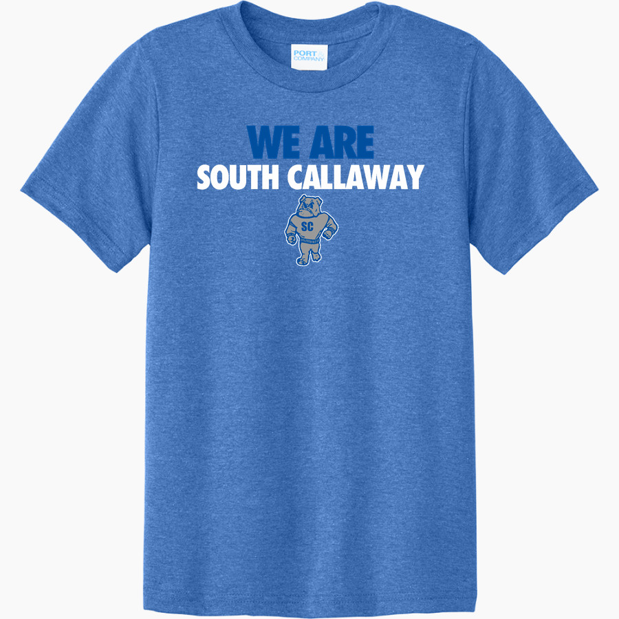 SOUTH CALLAWAY HIGH SCHOOL BULLDOGS <span class="pdp-name-mascot">SOUTH CALLAWAY BULLDOGS</span> Port & Company Youth CVC Tee
