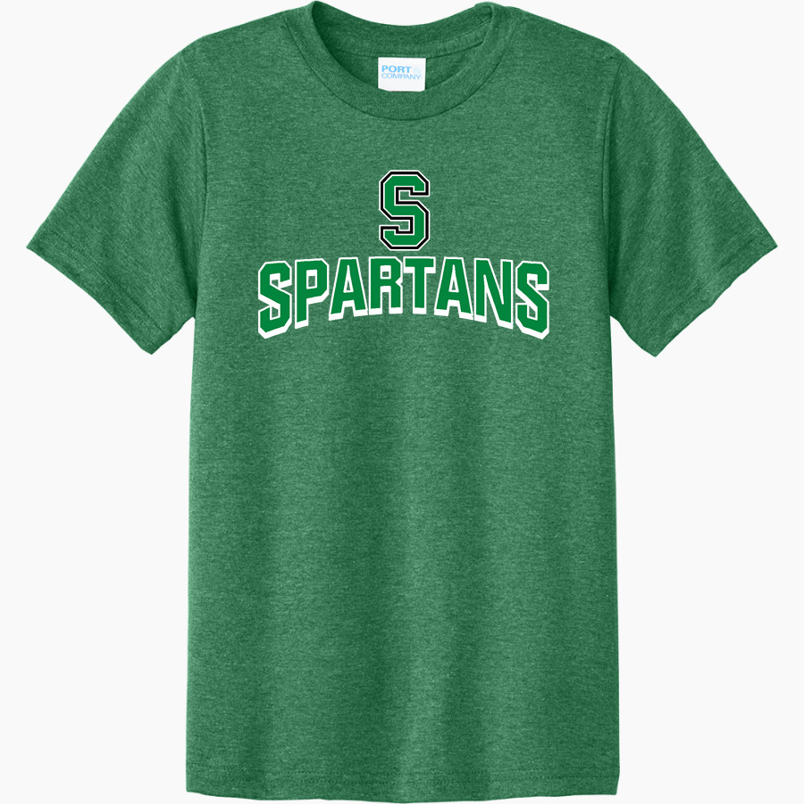 WEST MONONA HIGH SCHOOL SPARTANS Port & Company Youth CVC Tee