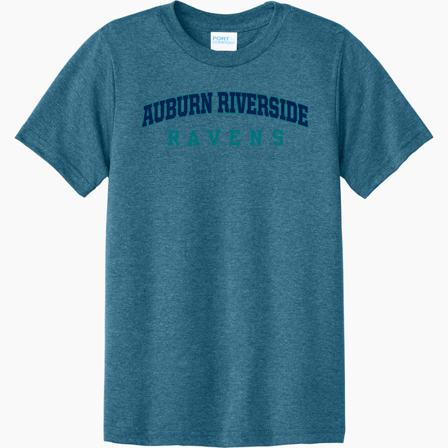 AUBURN RIVERSIDE HIGH SCHOOL RAVENS <span class="pdp-name-mascot">AUBURN RIVERSIDE RAVENS</span> Port & Company Youth CVC Tee