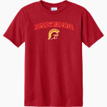 HILLCREST HIGH SCHOOL TROJANS <span class="pdp-name-mascot">Hillcrest High School TROJANS</span> Port & Company Youth CVC Tee Front Thumbnail
