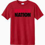 West Carrollton Pirates <span class="pdp-name-mascot">West Carrollton Pirates</span> Port & Company Youth CVC Tee Front Thumbnail