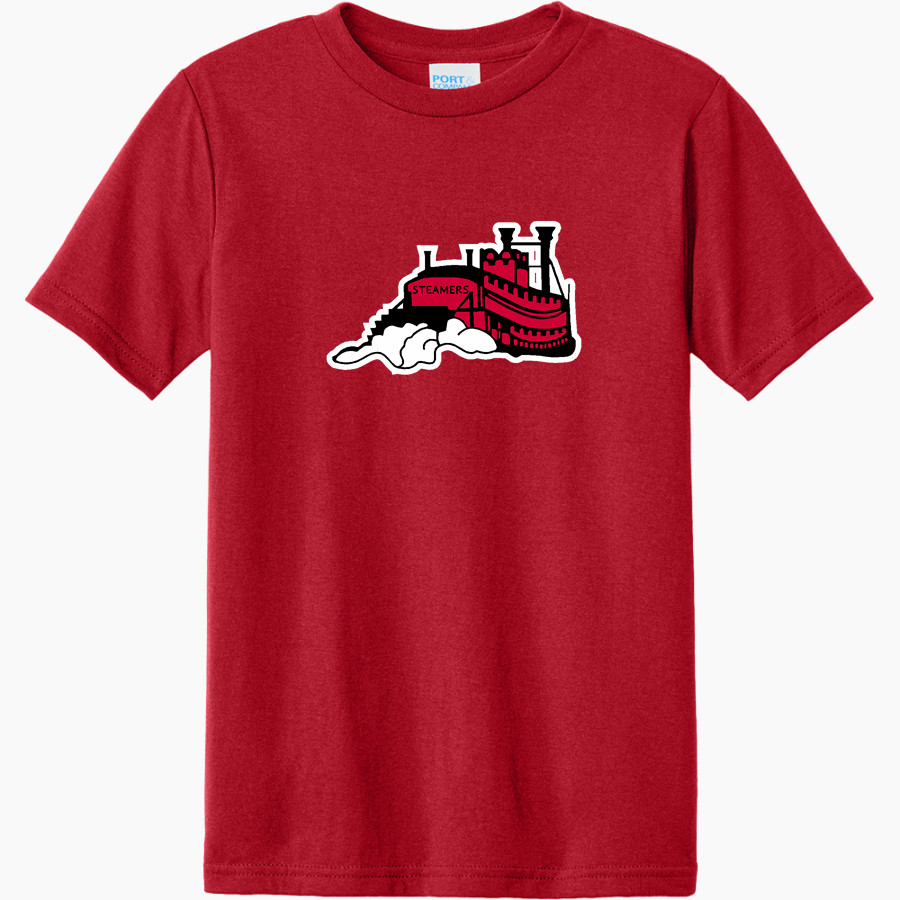 FULTON HIGH SCHOOL STEAMERS <span class="pdp-name-mascot">FULTON STEAMERS</span> Port & Company Youth CVC Tee