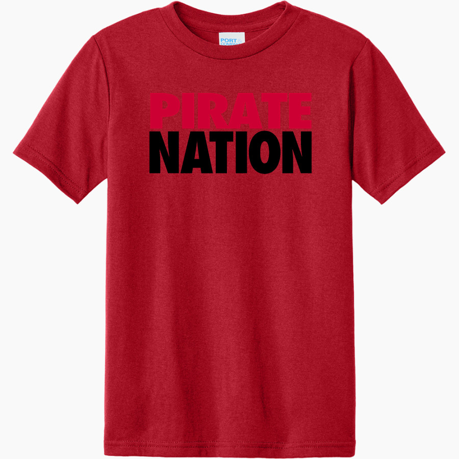 West Carrollton Pirates <span class="pdp-name-mascot">West Carrollton Pirates</span> Port & Company Youth CVC Tee