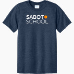 Sabot School Sabot School <span class="pdp-name-mascot">STONY POINT SCHOOL</span> Port & Company Youth CVC Tee Front Thumbnail