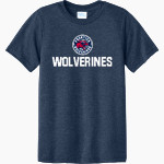 Frontier Academy Wolverines <span class="pdp-name-mascot">Frontier Academy Wolverines</span> Port & Company Youth CVC Tee Front Thumbnail