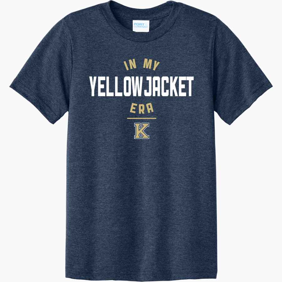 KINGFISHER HIGH SCHOOL YELLOWJACKETS <span class="pdp-name-mascot">KINGFISHER YELLOWJACKETS</span> Port & Company Youth CVC Tee