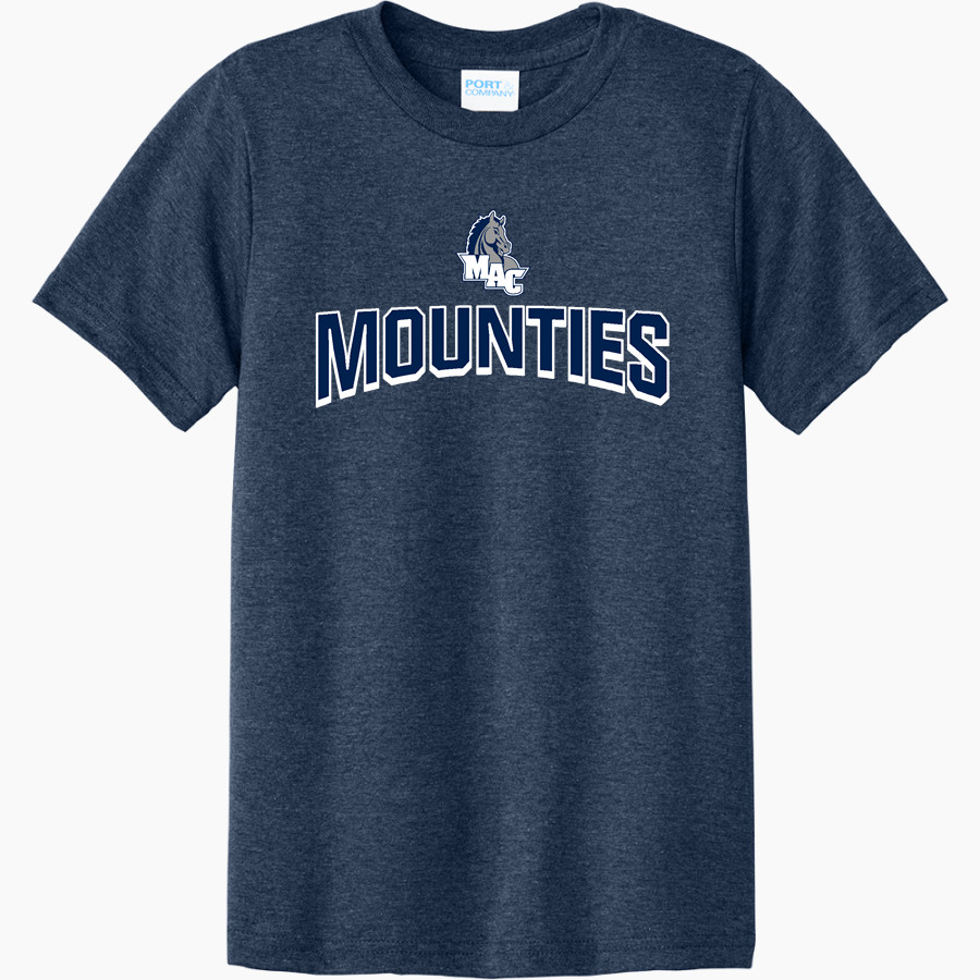 Mount Aloysius College Mounties Port & Company Youth CVC Tee
