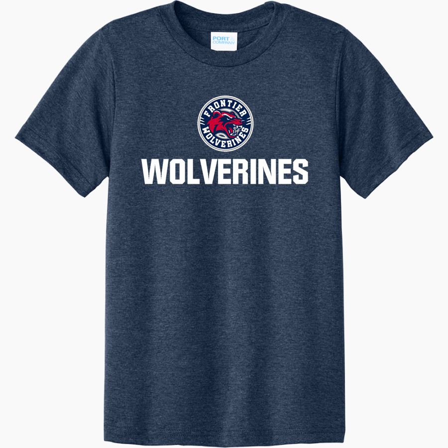 Frontier Academy Wolverines <span class="pdp-name-mascot">Frontier Academy Wolverines</span> Port & Company Youth CVC Tee