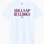 MILLSAP HIGH SCHOOL BULLDOGS <span class="pdp-name-mascot">MILLSAP BULLDOGS</span> Port & Company Youth CVC Tee Front Thumbnail