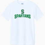 WEST MONONA HIGH SCHOOL SPARTANS Port & Company Youth CVC Tee Front Thumbnail