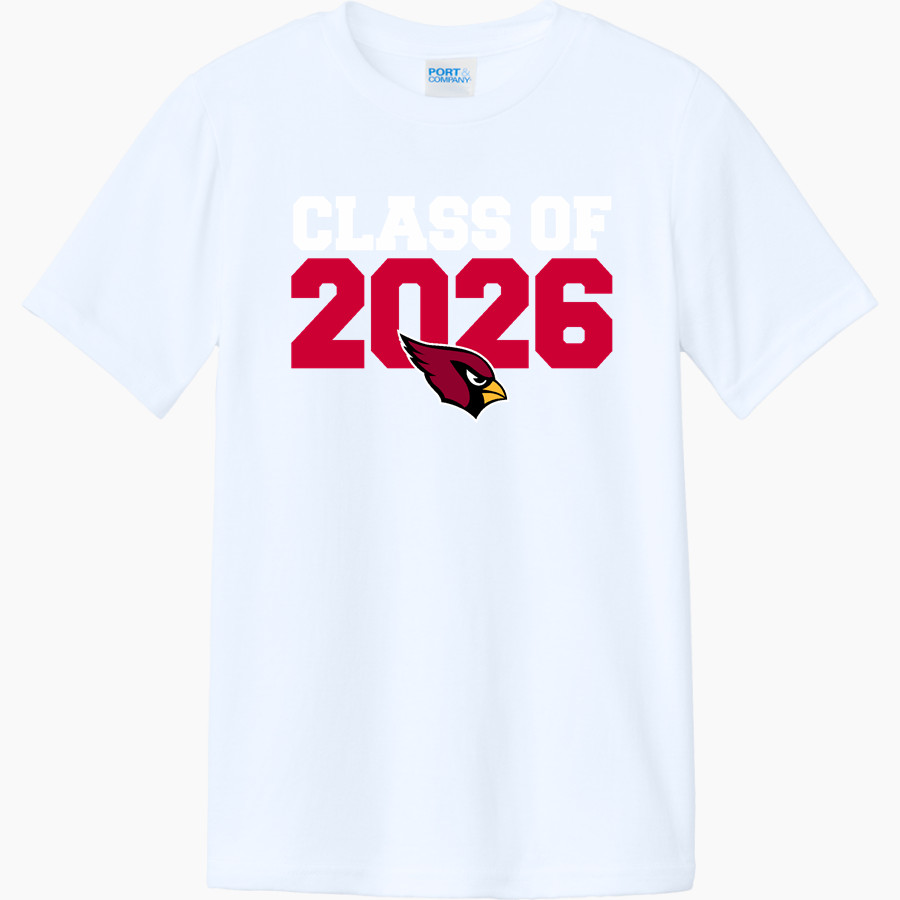 JOHANNESBURG-LEWISTON HIGH SCH CARDINALS <span class="pdp-name-mascot">JOHANNESBURG - LEWISTON CARDINALS</span> Port & Company Youth CVC Tee