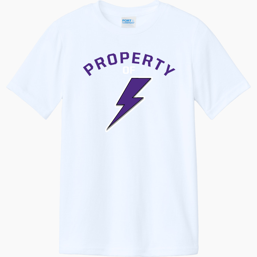 LIBERTY HIGH SCHOOL LIGHTNING <span class="pdp-name-mascot">LIBERTY LIGHTNING</span> Port & Company Youth CVC Tee