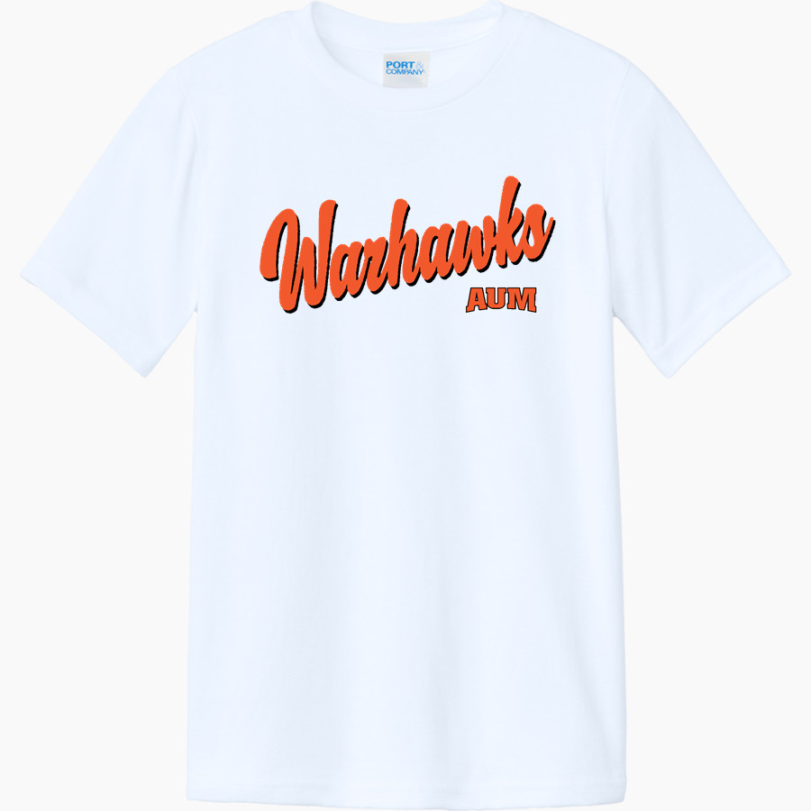 AUM Warhawks Port & Company Youth CVC Tee