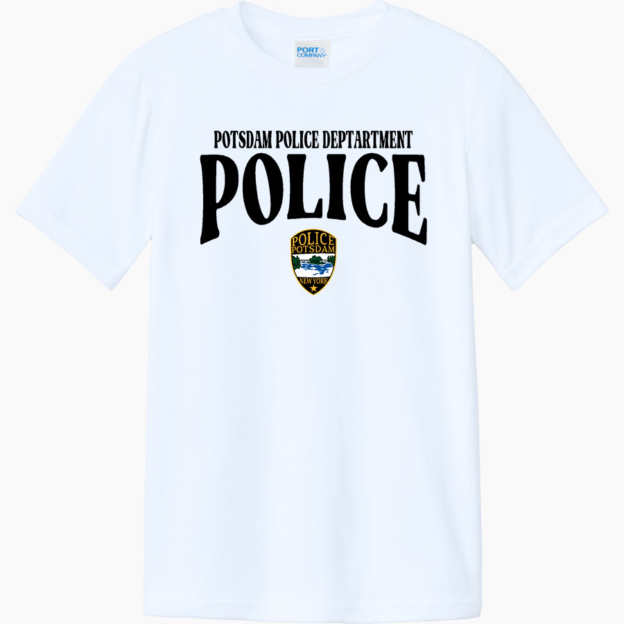 Potsdam Police Deptartment Police <span class="pdp-name-mascot">Potsdam Police Deptartment Police</span> Port & Company Youth CVC Tee
