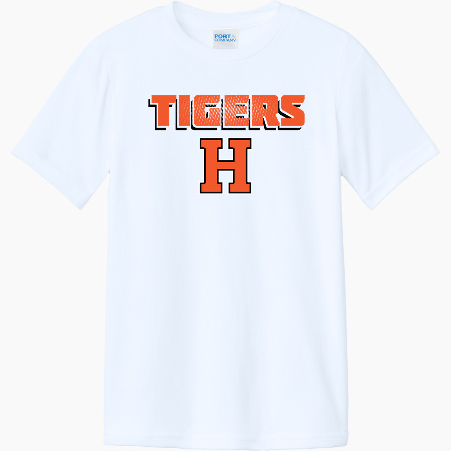 HASTINGS SENIOR HIGH SCHOOL TIGERS <span class="pdp-name-mascot">HASTINGS TIGERS</span> Port & Company Youth CVC Tee