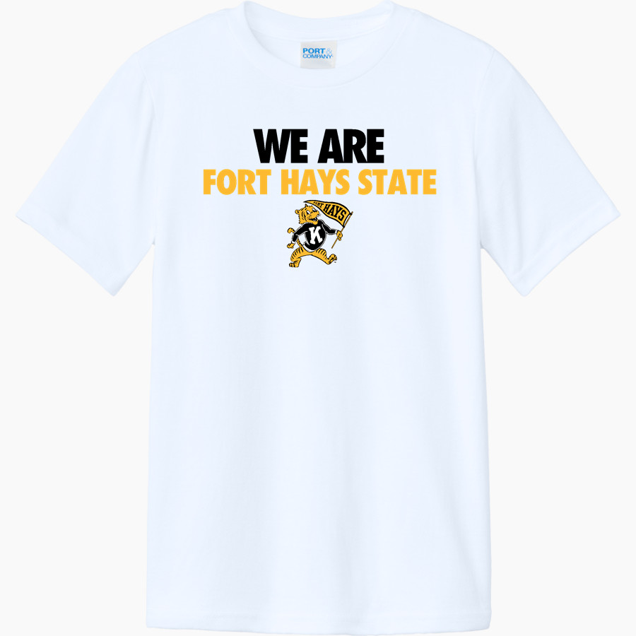 Fort Hays State University Tigers Port & Company Youth CVC Tee