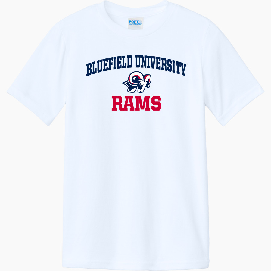 Bluefield University Sideline Store <span class="pdp-name-mascot">Bluefield University</span> Port & Company Youth CVC Tee