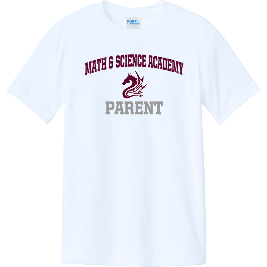 Math & Science Academy Dragons <span class="pdp-name-mascot">Math & Science Academy Dragons</span> Port & Company Youth CVC Tee