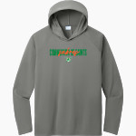 Communion of Saints School Sabres official sideline store Port & Company Men's Performance Pullover Hooded Tee Front Thumbnail