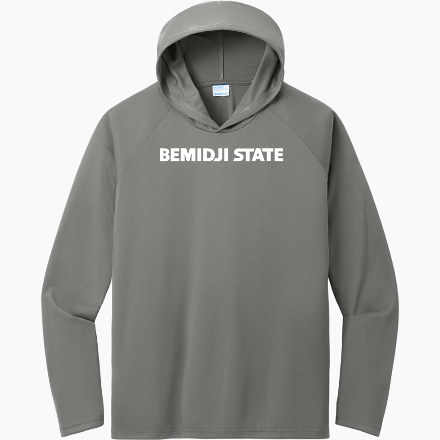 Bemidji State Athletics <span class="pdp-name-mascot">Bemidji State Beavers</span> Port & Company Men's Performance Pullover Hooded Tee