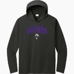 Bergman Dolphins <span class="pdp-name-mascot">Frank V. Bergman Elementary Dolphins</span> Port & Company Men's Performance Pullover Hooded Tee Front Thumbnail